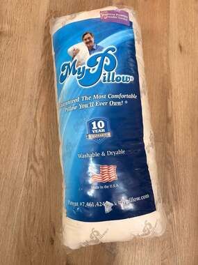 MyPillow Giza Premium Series Bed Pillow, Lavender Corded